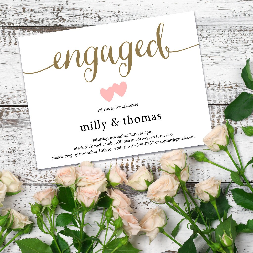 Engagement party invitations / Engagement Party invitation / Etsy