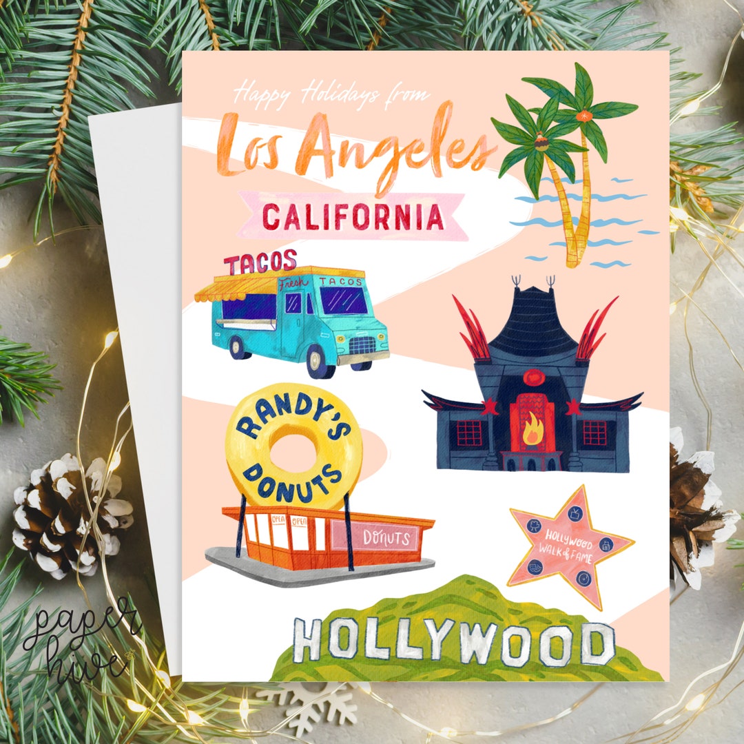 Los Angeles Christmas Cards 