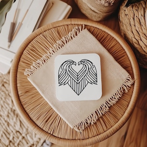 Heart Double Headed Eagle Coasters