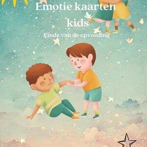 Set de cartas de emociones, niños, familias, entrenadores y colegios.