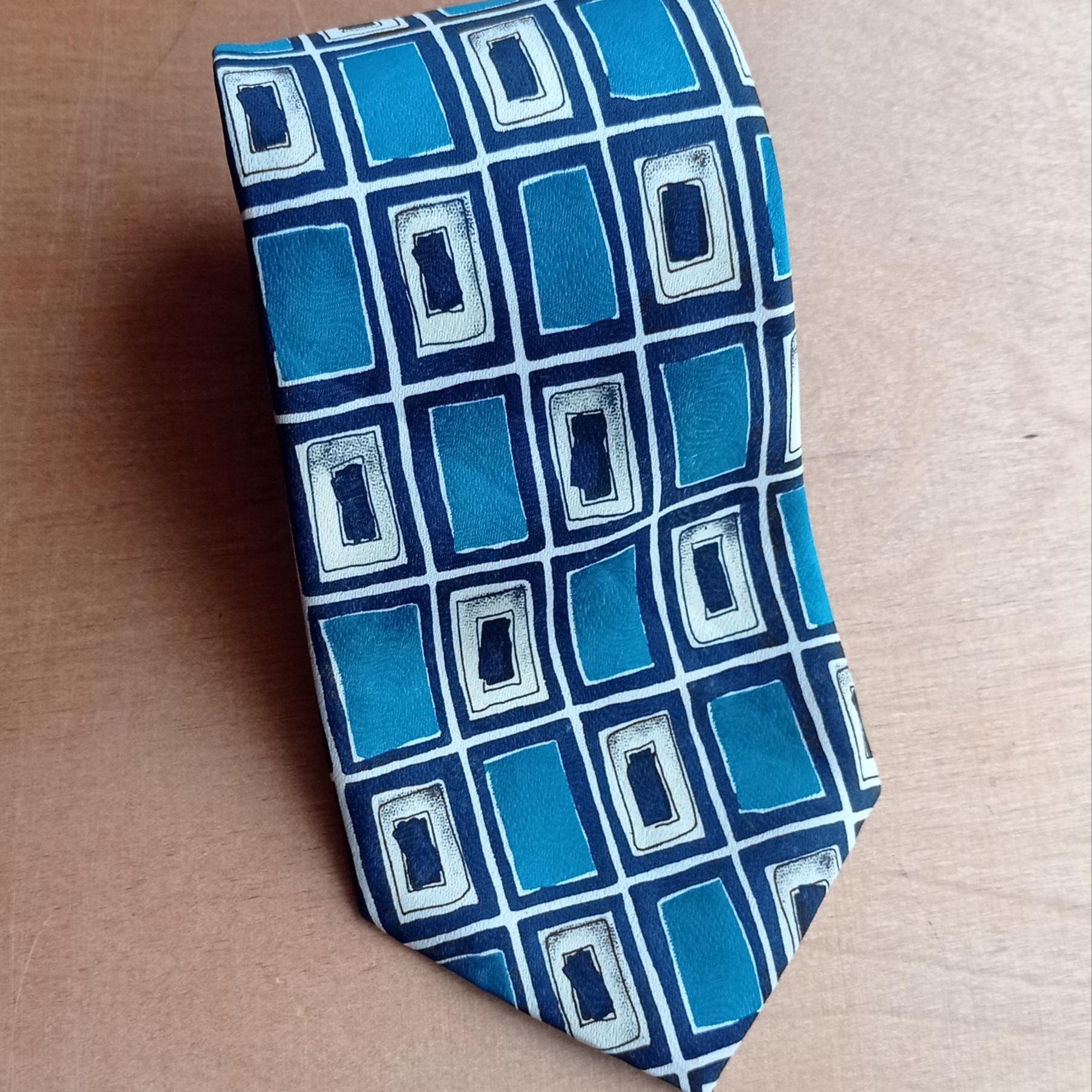 Jupe Femme Debenhams Taille 16 - Bleu à Carreaux - Viscose - Longue évasée