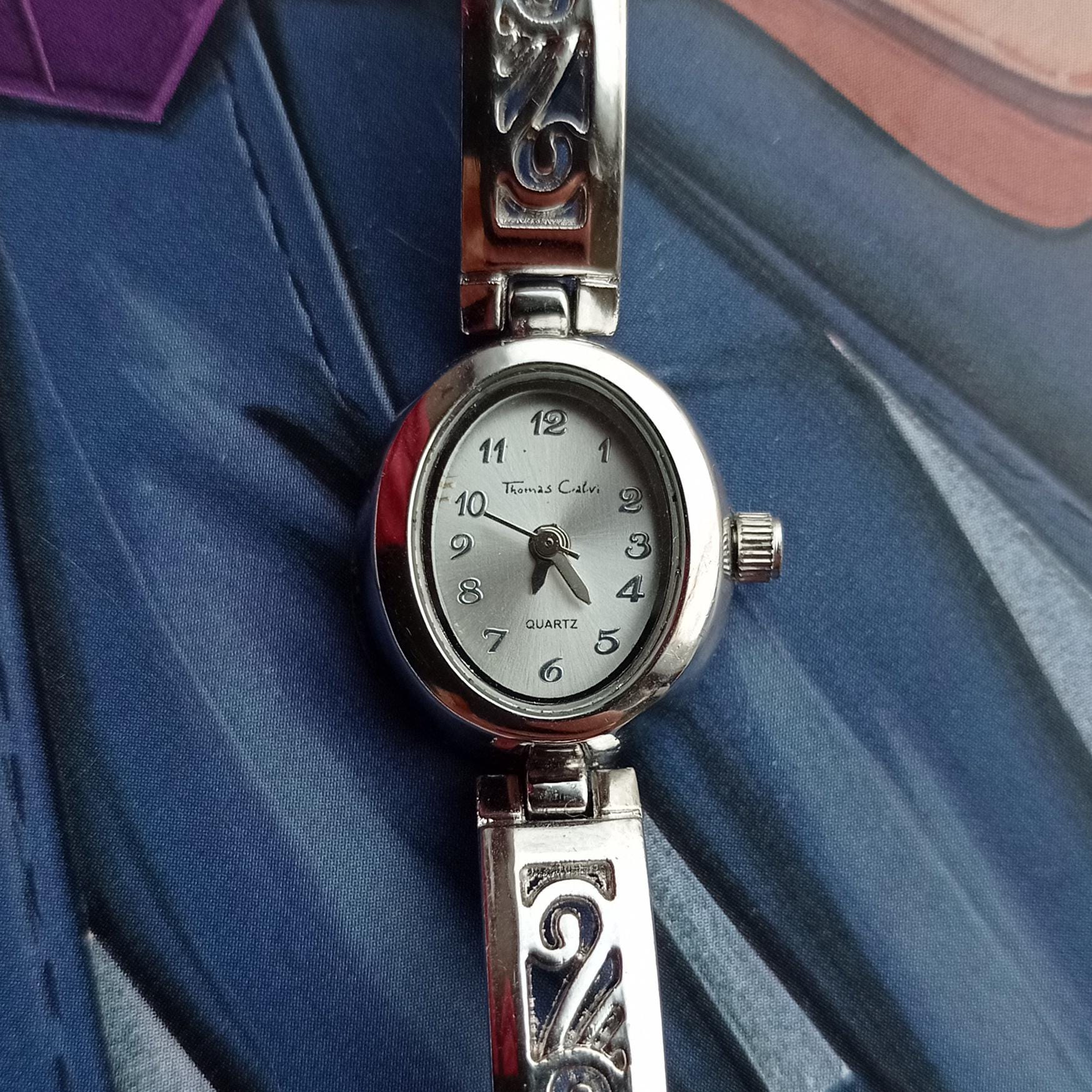 Calvi Quartz Thomas Calvi Uhr Thomas Calvi Quartz Blue Round Face