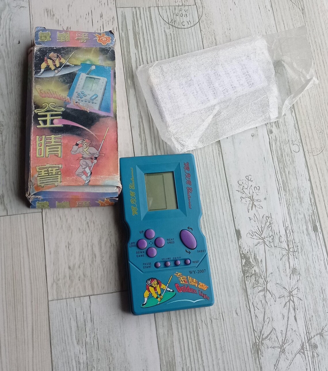 Vintage Handheld Game Console | 99 Classic Games Including Tetris | Retro 90s Electronic Toy, New Old Stock, Rare Collectible, foto 3 di 5