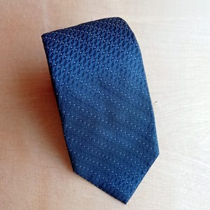 Vintage Strellson Silk Tie for Men – Minimalist Black Swiss Designer Necktie, retro tie, necktie