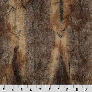 Amber/Taupe Red Fox Luxe Cuddle Minky by Shannon Fabrics