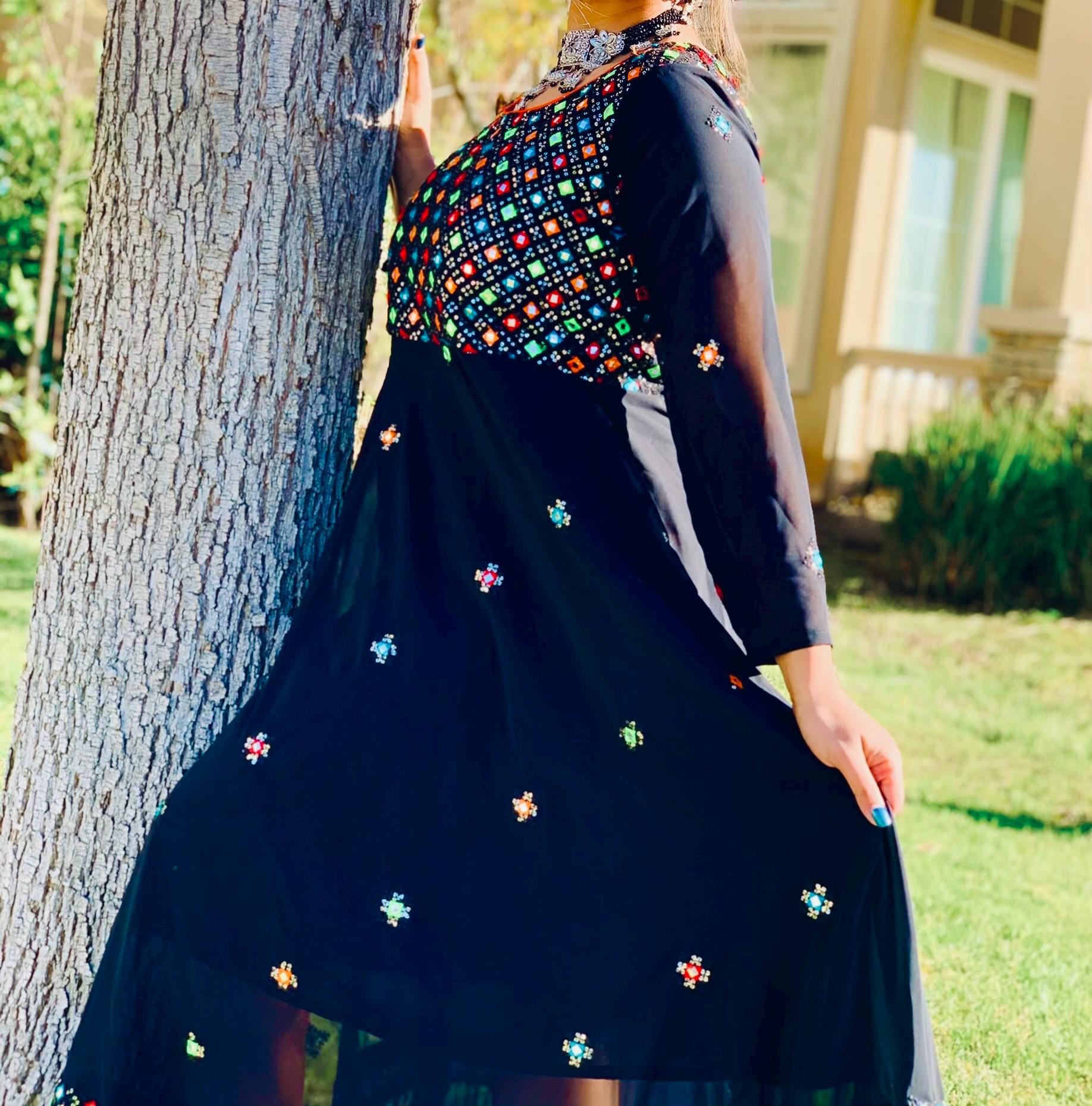 Emerald Green Anarkali - Etsy