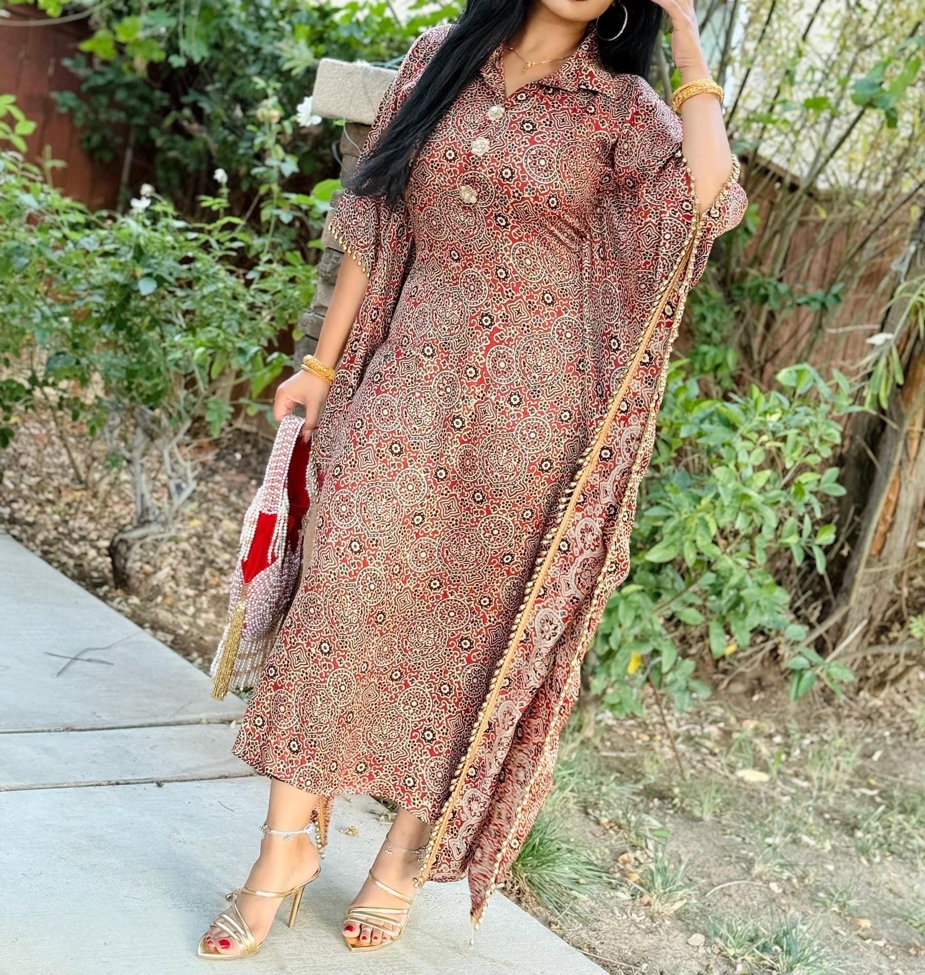 Ajrak Dress - Etsy
