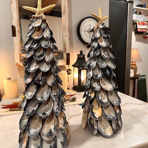 Mussel Shell Trees (Sold as a Pair)