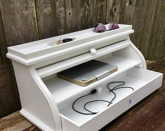 Groot laadstation op rol: elektronicadockingstation met lade en lade