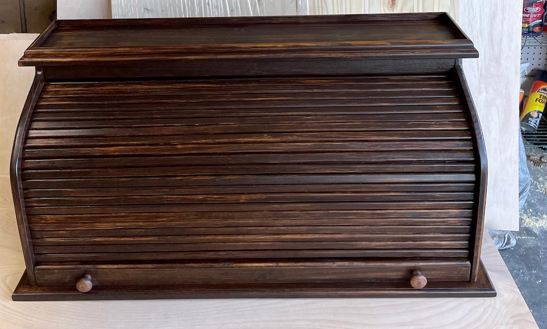 Desktop Organizer Dark Wood Finish Can Be Customized - Etsy