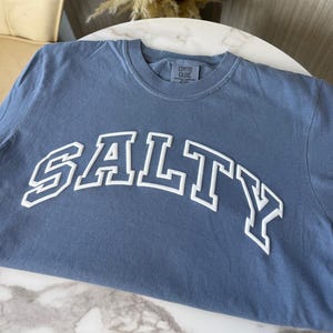 Salty Comfort Colors Shirt,Puff Salty Shirt, Puff Beach, Trendy Beach Shirt Vacation Shirt,Summer Tee,Beachy tee