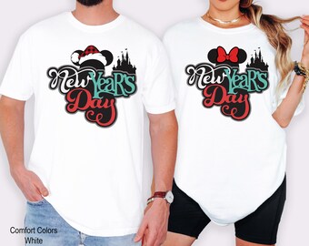 Disney New Year Days Shirt, Disney New Year Shirts, Family New Year Vacation Shirts, New Year Family Trip Tee, Disney Couple Xmas Shirt