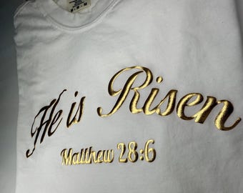 Custom Puff Print Comfort Colors Shirt, Personalized Text