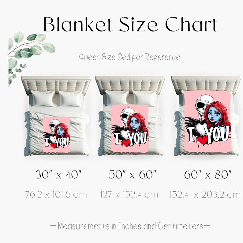 Blanket Size Chart