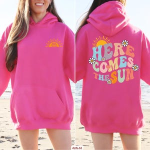 Here Comes The Sun Hoodie, Here Come The Son, Heres Comes The Son, Heres Comes The Son Baby Shower, Here Comes The Sun Hoodie, Hot Sun Hoody