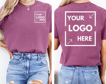 Personalized Logo T-Shirt, Custom Business Branding Tee
