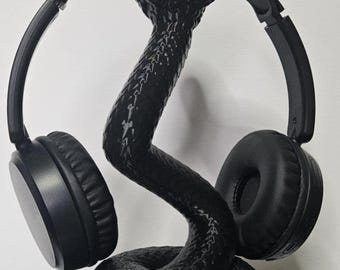 Snake Headphone Holder / Headset Stand / Gamer gift / Statue