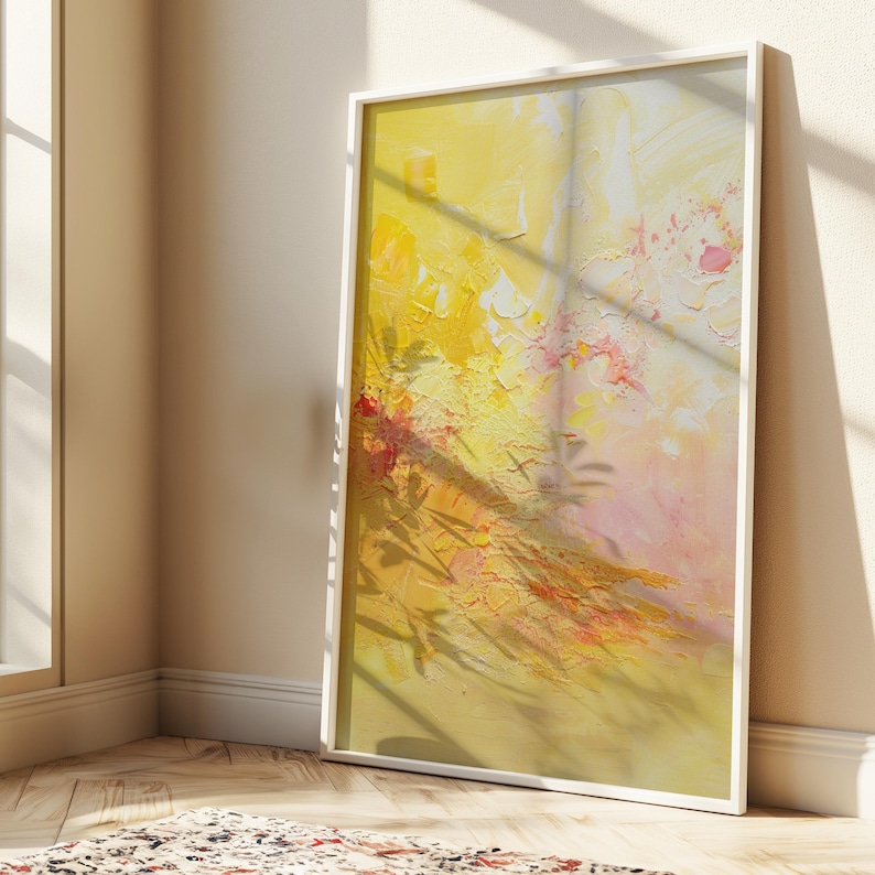 Abstract wall decor for Scandinavian or boho interior.