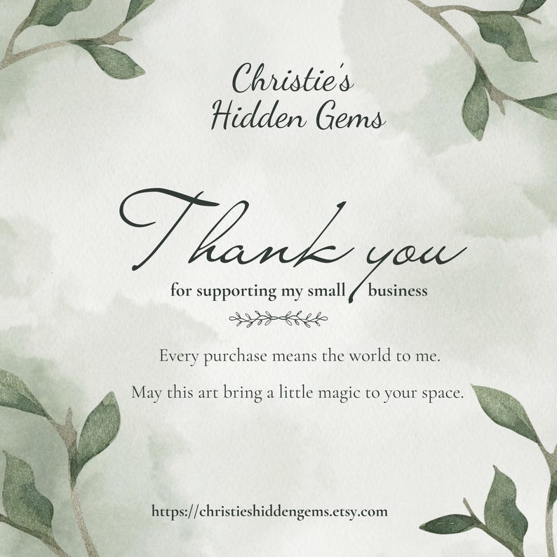 Thank you for your support card.