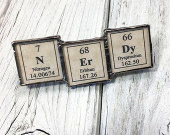 NErDy Periodic Table Pin!