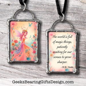 The World is Full of Magic Things: Soldered Glass Pendant