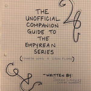 Unofficial Companion Guide to the Empyrean Series (Books 1&2)
