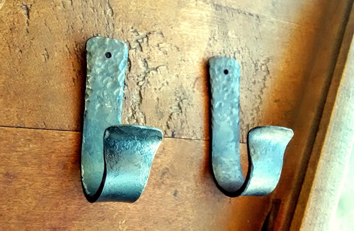 Two Axe Hooks With Matching Screws How to Hang an Axe Axe Etsy