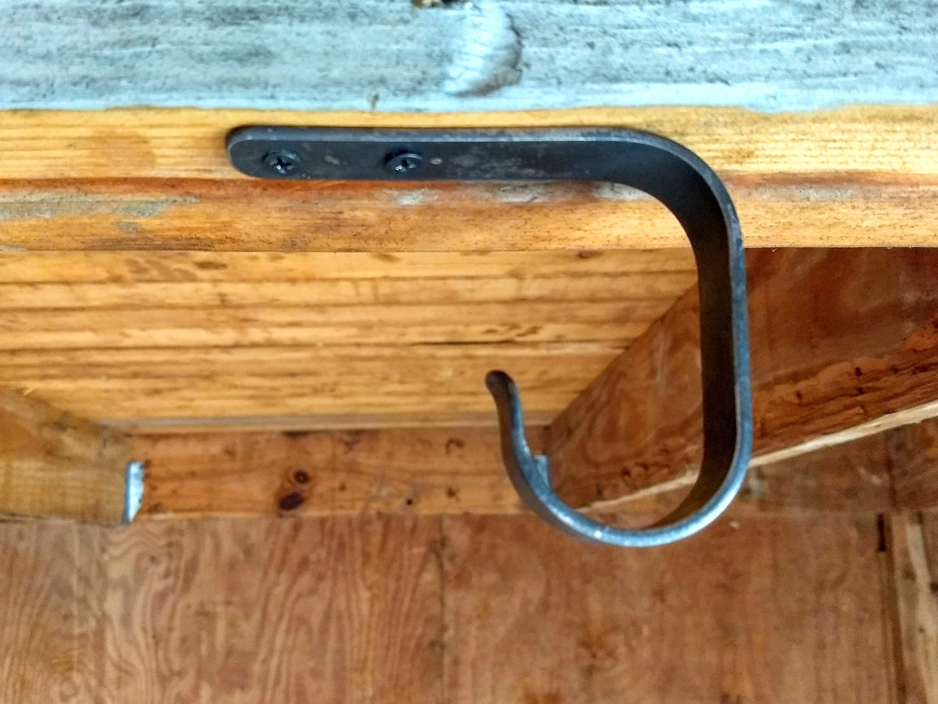 Bike Rack Hook Screws Included // Bike Hanger // Bike Hooks Etsy