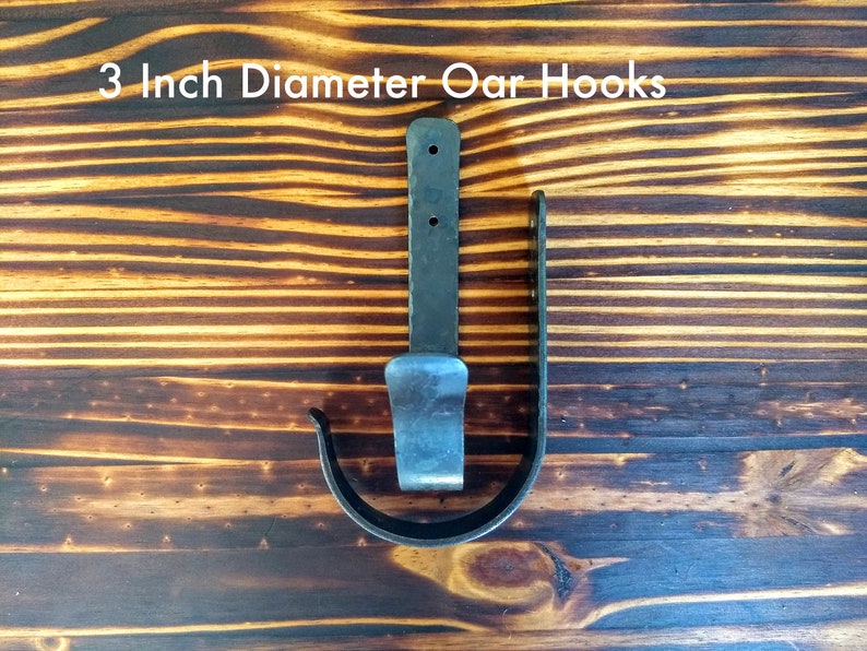 Custom Pair of Oar Hooks // Nautical Decor // Boat Hooks // Etsy