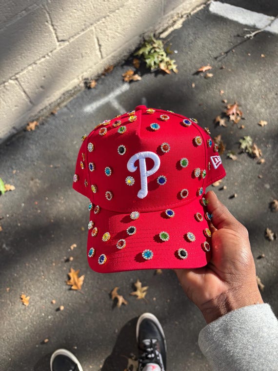 Philadelphia Phillies Snapback Rhinestones - Etsy New Zealand