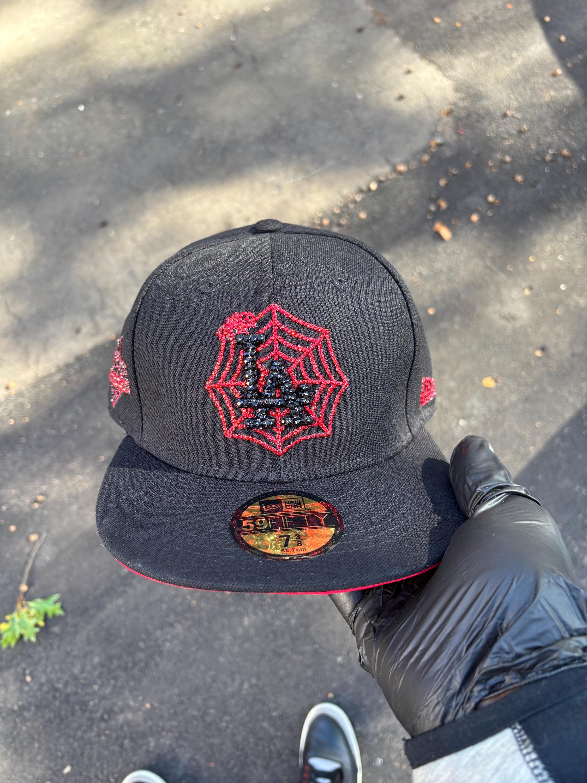 Los Angeles Dodgers New Era Fitted Hat Spiderweb - Etsy Israel