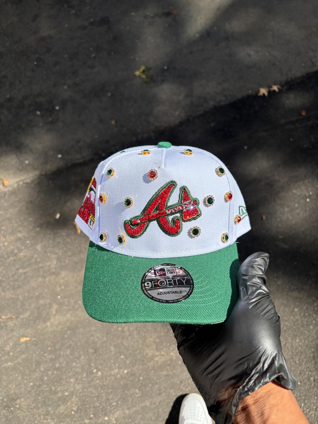 Atlanta Braves Snapback Rhinestones - Etsy
