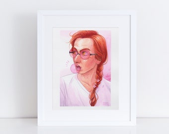 Bubblegum 8x10 print