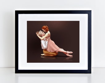 Lovers' ballet 8x10 print