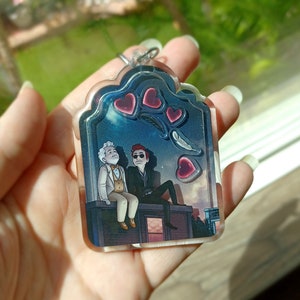 Rooftop acrylic charm + free US shipping