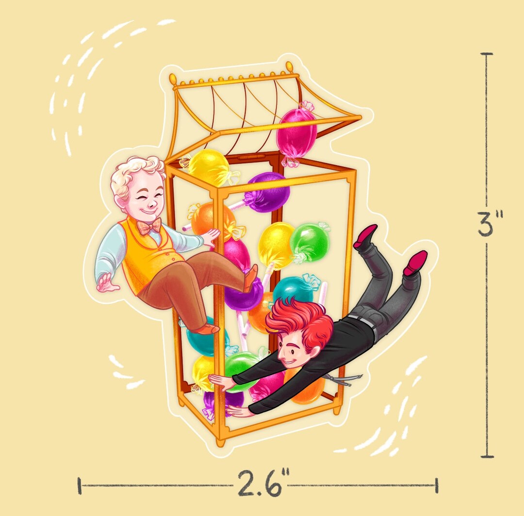 Candy Box Sticker Etsy