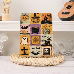 Halloween Kobo Paperwhite 11th 12th 6.8‘‘ 7‘‘ Kindle 2024 Colorsoft Handschlaufe Klare Rückseite Kobo/Oasis/Kindle Paperwhite Hülle, Paperwhite 2/3/4