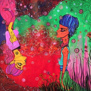 Hear My Pain Heal - original drawing/painting