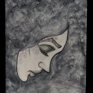 Mindful Reconstruction - original drawing/painting
