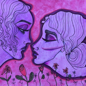 My Mind Is A Garden - original drawing/painting