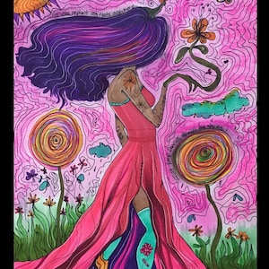 Replanted - original drawing/painting