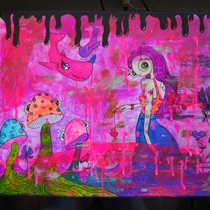 Don’t break my heart - original surreal painting on canvas