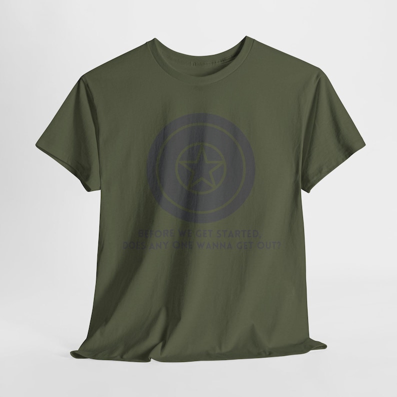 Superhero Shield Quote Tee: Winter Hero Apparel image 9