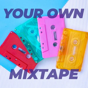 Mixtape personnalisée : Cadeau musical rétro personnalisé - Spotify, YouTube, Apple Music