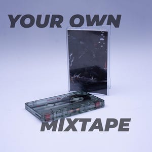 Personalisiertes Kassetten Mixtape mit personalisiertem J-Card Cover
