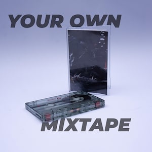 Personalisiertes Kassetten Mixtape mit personalisiertem J-Card Cover