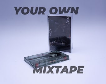 Mixtape de cassettes personnalisées avec pochette J-Card personnalisée