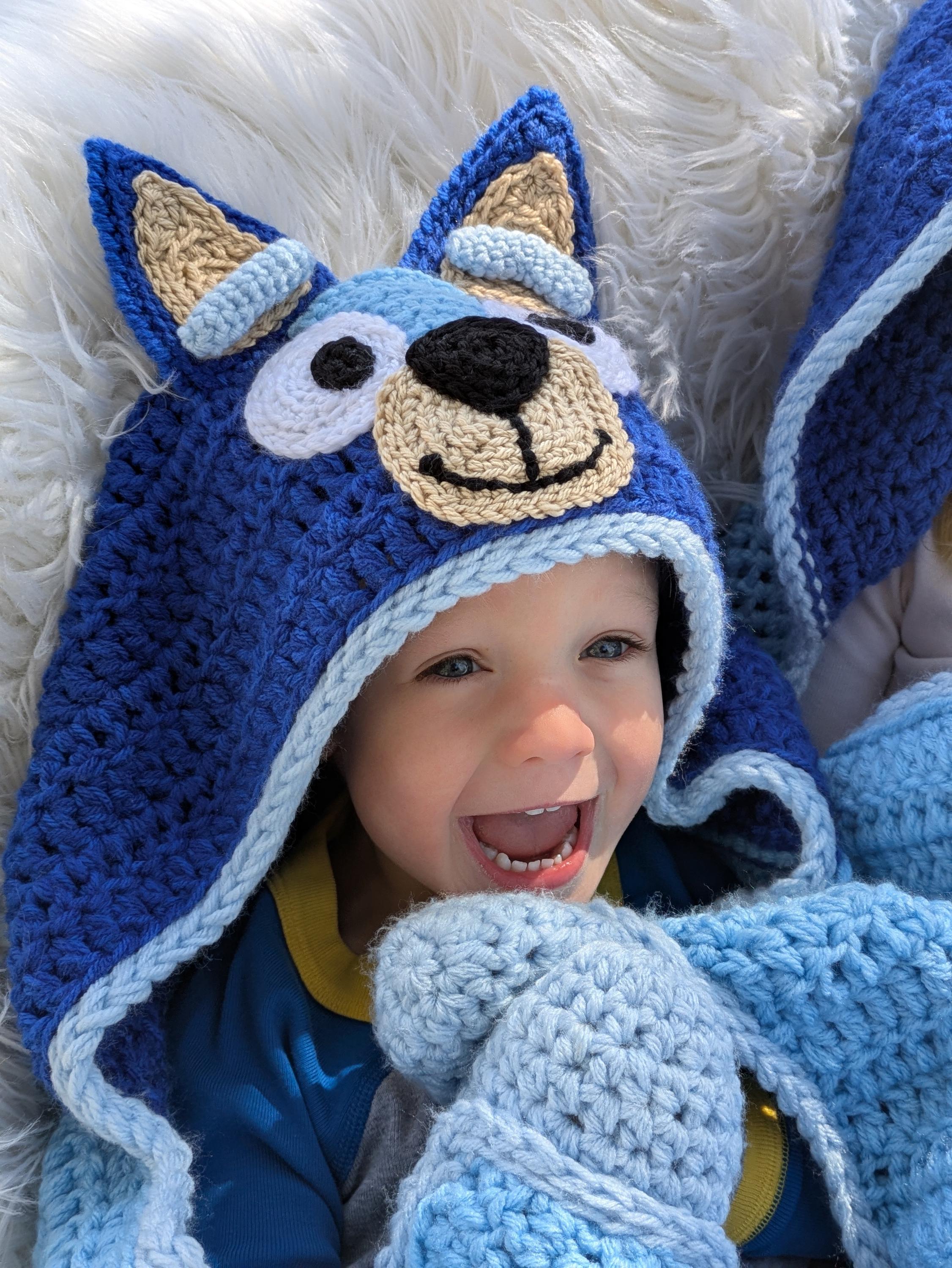 【専用】　mont-bellGORETEXshelljacket Bluey2k Blue Heeler Dog Hooded Blanket Crochet Pattern – 1-year - Adult