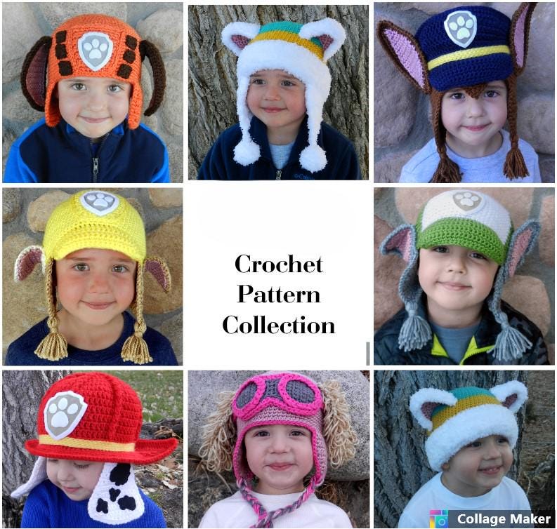 39 Dog Hat Crochet Patterns to Make for Photos, Gifts, and Festive Dress-Up 33 Rescue Dog Crochet Hat Pattern Collection
