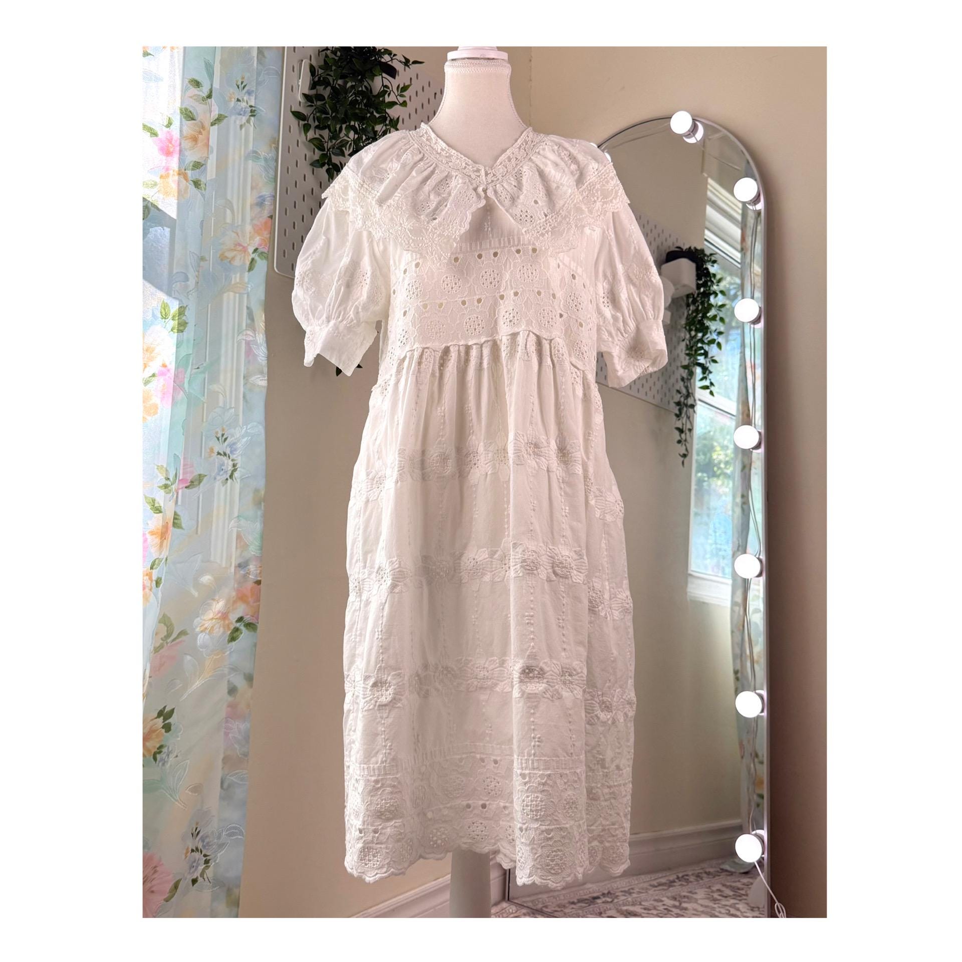 Embroidered Babydoll Dress - Etsy Embroidered Babydoll Dress - Etsy